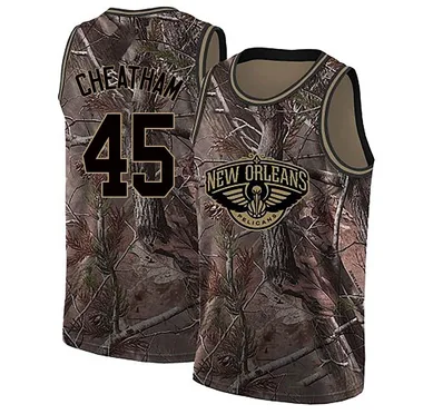 Camo Zylan Cheatham Youth Swingman New Orleans Pelicans Realtree Collection Jersey