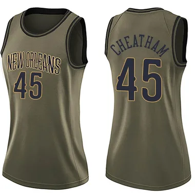 Green Zylan Cheatham Women's Swingman New Orleans Pelicans Salute to Service Jersey