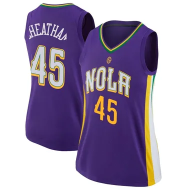 Purple Zylan Cheatham Women's Swingman New Orleans Pelicans Jersey - City Edition