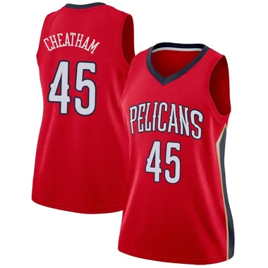 Red Zylan Cheatham Women's Swingman New Orleans Pelicans Jersey - Statement Edition