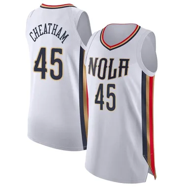 White Zylan Cheatham Men's Authentic New Orleans Pelicans 2021/22 City Edition Jersey