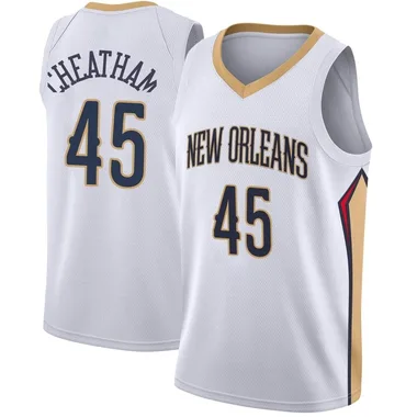 White Zylan Cheatham Youth Swingman New Orleans Pelicans Jersey - Association Edition